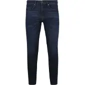 BOSS orange Denim-Jeans normale Passform blau uni