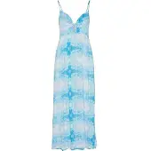 Chiemsee Trägerkleid , Damen, Gr. M (38/40), Normalgrößen, blau (tropical breeze), 100% Viskose, V-Ausschnitt, Kleider Trägerkleid