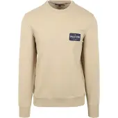 Tommy Hilfiger Sweater Roundel Logo Beige - XXL