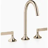 Dornbracht VAIA Waschtisch-Dreilochbatterie mit Ablaufgarnitur, Hebelgriff, Ausladung 168mm, 20713819-47, Farbe: Champagne