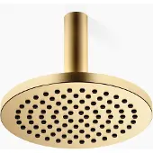 Dornbracht Regenbrause mit Deckenanbindung, Ø 220mm, flowReduce, 28668970-28, Farbe: Messing gebürstet