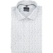 Olymp Luxor Hemd Print Oliv