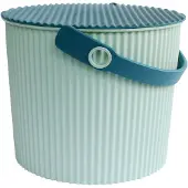 Hachiman Eimer mit Deckel Omnioutil blau, 22.4x17.5x21 cm