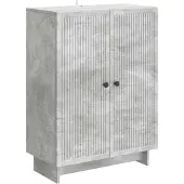 Syfax Sideboard Betongrau 66 x 34,5 x 90 cm Holzwerkstoff