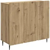vidaXL Sideboard Artisan-Eiche 89 x 34,5 x 82 cm Holzwerkstoff