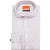 Suitable Hemd Jacquard Luxe Rot