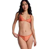 Roxy Bikini-Hose "Beachside Bohemia Moderate", Damen, Gr. M, orange (ginger spice), Obermaterial: 84% Nylon, 16% Elasthan., Badehosen Bikini-Hose
