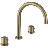 Sapho ULTRASAN 3-Loch Waschtischarmatur, Gold matt