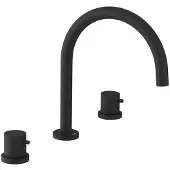 Sapho ULTRASAN 3-Loch Waschtischarmatur, Schwarz matt