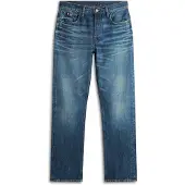 Tommy Hilfiger Straight-Jeans "DOVER", Herren, Gr. 32, Länge 30, blau (fiene indigo), Denim/Jeans, Obermaterial: 100% Baumwolle, regular fit lang, Jeans Straight-Jeans, regular straight
