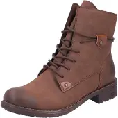 Rieker Schnürboots mit schaftumspielender Schnürung, in dezenter Used-Optik