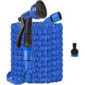 OEM Erweiterbare Gartenschlauch 25-100ft blau flexibel