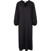 Seidensticker Sommerkleid "Schwarze Rose", Damen, Gr. 5XL (50), Normalgrößen, schwarz, 100% Polyester, unifarben, regular fit, V-Ausschnitt, Kleider Sommerkleid, 1/1 V-Neck Uni