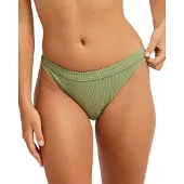 Roxy Bikini-Hose "Love Classic", Damen, Gr. M, grün (olivgrün), Obermaterial: 91% Nylon, 9% Elasthan., Badehosen Bikini-Hose
