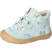 Ricosta Dots 501200502 Erstlingsschuhe, Mädchen, Halbschuhe, Leder, Ice - Kinderschuhe Lauflernschuhe Gr. 18 - 26, Blau, leder (velour)