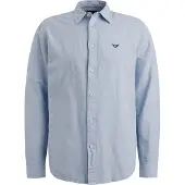 PME Legend Leinen Blend Hemd Hellblau