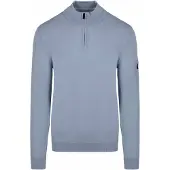 Suitable Race Half Zip Pullover Steel Blue - XL