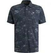 PME Legend Poloshirt Slub Jersey Navy