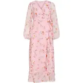 Vila Langarm Maxikleid