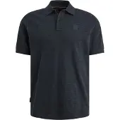 PME Legend Poloshirt Jacquard Jersey Navy