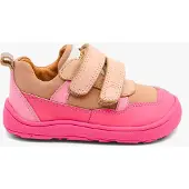 Bisgaard Barfußschuh "barefoot elroy", Mädchen, Gr. 25, pink, Leder, Textil, Schuhe Barfußschuh, Klettschuh mit flexibler Sohle, Größenschablone zum Download