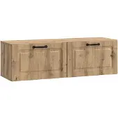 vidaXL Wandmontierter TV-Schrank 98 x 31 x 30 cm Artisan-Eiche