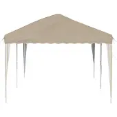 vidaXL Pop-up Partyzelt 575 x 290 x 245 cm Creme