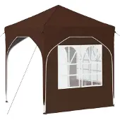 vidaXL Pop-up Partyzelt 192 x 192 x 245 cm Braun