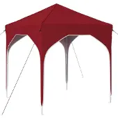 vidaXL Pop-up Partyzelt 194 x 194 x 245 cm Bordeauxrot
