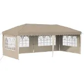 Syfax Pop-up Partyzelt 574 x 289 x 245 cm Creme