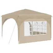 vidaXL Pop-up Partyzelt 290 x 290 x 245 cm Creme