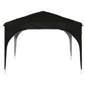 vidaXL Pop-up Partyzelt 290 x 290 x 245 cm Schwarz