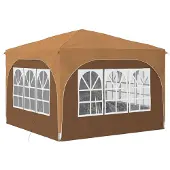 vidaXL Pop-up Partyzelt 290 x 290 x 245 cm Beige