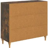 vidaXL Sideboard Räuchereiche 89 x 34,5 x 80 cm Holzwerkstoff