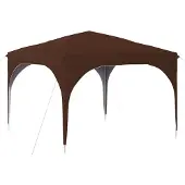 vidaXL Pop-up Partyzelt 290 x 290 x 245 cm Braun