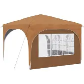 vidaXL Pop-up Partyzelt 290 x 290 x 245 cm Beige