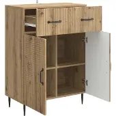 vidaXL Sideboard Artisan-Eiche 66 x 34,5 x 89,5 cm Holzwerkstoff