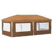 vidaXL Pop-up Partyzelt 574 x 289 x 245 cm Beige