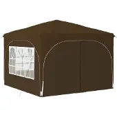 vidaXL Pop-up Partyzelt 290 x 290 x 245 cm Taupe