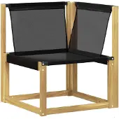 vidaXL 2 stk. Outdoor Mittel- und Ecksofa Weiß