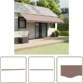 The Living Store Markisenvolant Braun 6 m