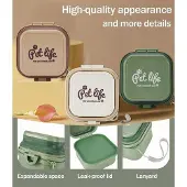 OEM Portables zusammenklappbares Hundebett, grün, 400ml, für unterwegs