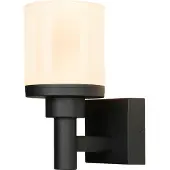 Mangel Gartenlampe Fassade Außenwandleuchte Top Schwarz Modern LED12W Saponia Candellux