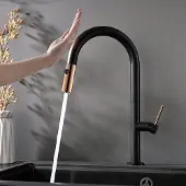 Markenlos Küchenarmatur mit Touch-Sensor - Schwarz