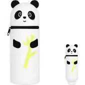 OEM Silikon-Etui für Schule, weich, mit Reißverschluss, Panda