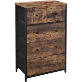 OEM Holzschrank Braun/Schwarz 56x30x89cm