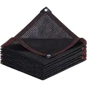 OEM 3x2m Sonnenschutznetz Terrassenschirm Schwarz 90% Schatten