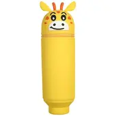 OEM Silikon Etui Hülle für Stifte, weich, Katze, Giraffe, 2in1