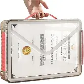 OEM Durchsichtige Aufbewahrungsboxen A4 mit Deckel und Tragegriff
