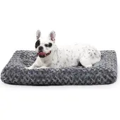 OEM Kleines Hundebett, wasbar, weich, antirutsch, atmungsaktiv, dunkelgrau 60x45cm